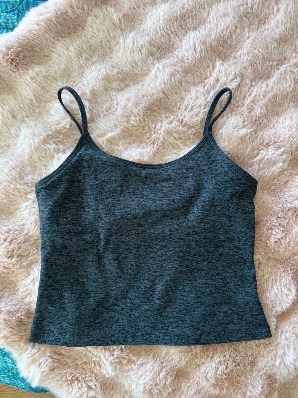 Beyond Yoga Spacedye Truly Tank in Charcoal Grey